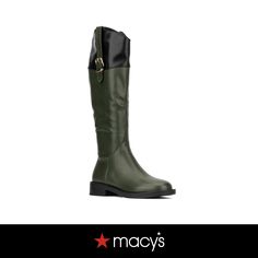 in stock Classic Green Winter Boots, Chic Green Leather Boots, Elegant Green Boots With Round Toe, Tall Boot, Tall Boots, Pick Up, In Store, Buy Online, Boots