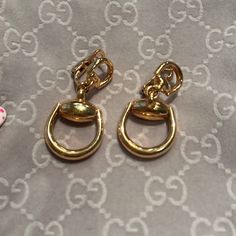 These Are The Iconic Gucci Horsebit Earrings In 18kt Rose Gold. There Is A Similar Pair Sold Online For Almost $4000. Comes With The Original Gucci Pouch. Guaranteed Authentic. They Are Very Substantial.Weighs Almost 23 Grams! Please Ask Any Questions Or If You Need More Pictures Let Me Know. Thank You! Gucci Pouch, Gold Horse, Gucci Jewelry, Gucci Horsebit, Horse Bits, Earrings Color, Selling Online, Jewelry Earrings, Let Me