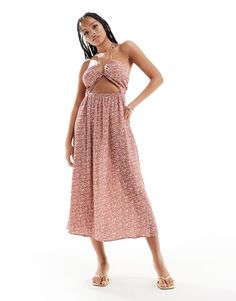 Jurken van ASOS DESIGN Gelegenheidskleding wordt gemakkelijk gemaakt All-over print Met uitsnijding Halternek Strikbandjes Regular fit Formal Dresses Graduation, Ditsy Print, Winter Party Dress, Long Sleeve Floral Dress, Satin Slip Dress, Sweaters And Leggings, Maxi Dress Trend, Swimwear Sale, Plus Size Pregnancy