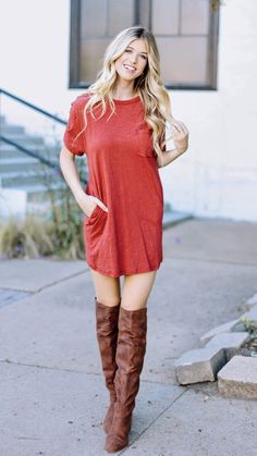 Shirt Dress Boots, Long White Boots, High Heel Boots Outfit, Distressed Boots, Womens Tall Boots, Boots Cognac, Boots Knee High, Jewelry Boutique, Long Sweater