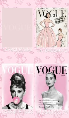 an image of the cover of a magazine with different women's fashions on it