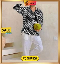 Men's Shirt Polka Dot Graphic Prints Turndown Black Street Casual Long Sleeve Button-down Print Clothing Apparel Tropical Fashion Streetwear Designer Tropical Fashion, Shirt Fits, Fashion Streetwear, Beach Town, Polka Dot Pattern, Clothing Apparel, Beach Dress, Body Shapes, Casual Button Down Shirts