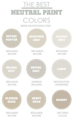 the best neutral paint colors for your home