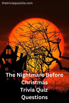 the nightmares before christmas trivia quiz questions