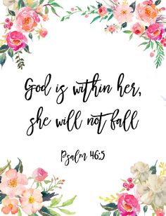 a quote that says god is within her she will not fall