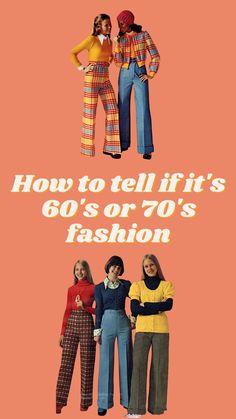 Different Eras Of Fashion, Seventies Fashion 1970s Outfits, Retro 60s Outfits, Decade Fashion, 1965 Aesthetic, 60s Decade Day Outfits, 60s Outfits For Women Party, 1960s Fashion Women Casual, Late 60s Fashion Women