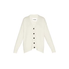 Jil Sander fine knit volume cardigan V neckline; button front Long sleeves Oversized fit Ribbed trim Cashmere Made in Italy Long Sleeve Cashmere Cardigan With Textured Knit, Luxury Cashmere Soft Knit Cardigan, Luxury Relaxed Fit Cashmere Cardigan, Textured Knit Long Sleeve Cashmere Cardigan, Soft Knit Long-sleeve Cashmere Outerwear, Cashmere Cardigan, V Neckline, Jil Sander, Sanders