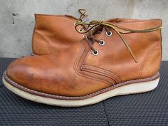 Red Wing Heritage 3140 Work Chukka Boots Mens Tan Oro-iginal USA UK 9 | US 10 Awesome shoes with minor scuffs check photos. PLEASE VIEW ALL PHOTOS CAREFULLY AS I CONSIDER THEM PART OF THE DESCRIPTION. I WILL GLADLY COMBINE SHIPPING FOR MULTIPLE ITEMS PURCHASED IF THEY CAN BE SAFELY SHIPPED TOGETHER. DELIVERY WITHIN 5 BUSINESS DAYS, 1-2 BUSINESS DAY HANDLING. ONCE YOUR PAYMENT CLEARS, THIS ITEM WILL COME PROFESSIONALLY PACKAGED AND SHIPPED WITH CARE. PLEASE CONTACT ME THROUGH MESSAGES IF YOU HAVE ANY QUESTIONS OR CONCERNS. THANKS FOR LOOKING Redwing Chukka Boots, Vintage Brown Snip Toe Chukka Boots, Semi-formal Goodyear Welted Chukka Boots, Brown High-top Chukka Boots With Reinforced Toe, Semi-formal Leather Wingtip Chukka Boots, Red Wings, Chukka Boots, Nice Shoes, Shoe Boots