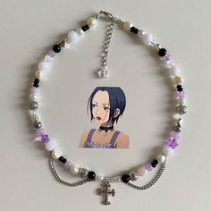 Anime Inspired Beaded Jewelry, Anime Beaded Jewelry, قلادات متدلية, Nana Osaki, Indie Jewelry, Handmade Jewelry Tutorials