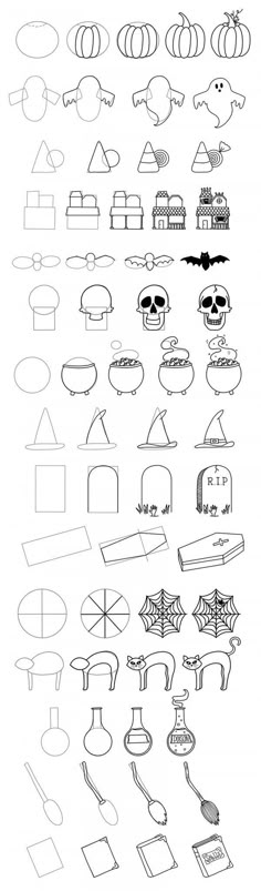 an image of different shapes and sizes of objects