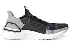 Adidas UltraBoost 19 Core Black Grey F35242 Gray Athleisure Running Shoes For Jogging, Gray Athletic Fit Sneakers, Durable, Gray Athletic Fit Fade-resistant Sneakers, Gray Boost Midsole Sneakers For Sportswear, Gray Sneakers With Boost Midsole And Athletic Fit, Gray Sportswear Sneakers With Boost Midsole, Gray Athletic Fit Sneakers With Boost Midsole, Gray Running Shoes With Athletic Fit, Gray Fade-resistant Athleisure Running Shoes