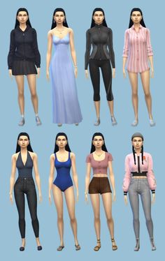 Sims 4 base game outfits Sims 4 Without Cc, Sims 4 Character Ideas Base Game, Base Game Sims 4 Outfits, Sims 4 Outfits No Cc, Base Game Sims, Sims 4 Gameplay Ideas, Sims 4 Base Game House, Sims 4 Base Game Outfits Ideas, Sims Fits