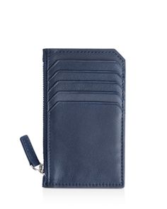 Royce New York Leather Zipper Credit Card Case Business Bifold Coin Purse With Zipper Closure, Business Bifold Coin Purse With Zipper, Classic Card Holder With Zipper For Daily Use, Classic Zipper Closure Card Holder For Daily Use, Classic Business Card Holder With Zipper Closure, Leather Card Holder With Zipper Pocket, Bifold Business Card Holder With Zipper Closure, Classic Rectangular Card Holder With Zipper Closure, Red Blush