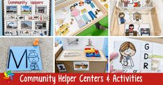 Preschool Outside Activities, Community Helpers Activities Preschool, Community Helpers Matching Game, Community Helper Activities, Community Helpers Centers, Community Helper Dramatic Play, Preschool Community Helpers Theme, Dental Health Unit, Community Helpers Kindergarten