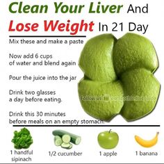 Fruit Detox, Clean Your Liver, Best Smoothie, Smoothie Detox, Healthy Drinks Smoothies, Healthy Juice Recipes, Smoothie Diet Plans, Diet Challenge, Healthy Drinks Recipes