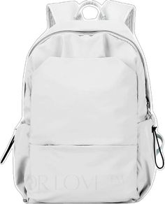 White Waterproof School Bag, White Waterproof Backpack For Outdoor, White Waterproof Backpack For Outdoor Activities, White Waterproof School Backpack, White Softback Backpack For Outdoor, White Waterproof Backpack For Travel, White Waterproof Travel Backpack, Waterproof White Backpack For Travel, Outdoor Activities Softback Backpack