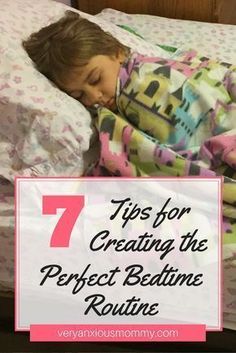 7 TIPS FOR CREATING THE PERFECT BEDTIME ROUTINE Establishing a bedtime routine is one of the most important steps of teaching your child good sleeping habits. Children thrive on consistency. And a set routine for going to bed is essential to them. When you have a successful bedtime routine in place, your children have time to prepare for sleep. Bedtime For Kids, Insomnia In Children, Bed Time Routine, Kids Bedtime Routine, Kids Chores, Bedtime Routines, Time Routine, Routine Tips