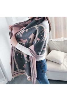 Fall Decor Cashmere Luxury Scarves Horse Scarf, Ski Style, Cashmere Scarf Women, Luxury Winter, Luxury Scarves, Cashmere Shawl, Women Shawl, Pashmina Shawl, Scarf Women