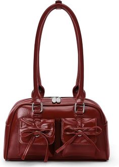 Amazon.com: Juoxeepy Ita Bag Süße Schleife Geldbörse Ästhetische Japanische Umhängetasche Kunstleder Tote Bag Y2k Rot Handtasche Geldbörse, A01-Rot : Kleidung, Schuhe & Schmuck Mini Purse Aesthetic, Y2k Bags Aesthetic, Shoulder Bag Aesthetic, Purse Aesthetic, Y2k Bags, Aesthetic Japanese, Faux Leather Tote Bag, Y2k Shoulder Bag, Bow Purse