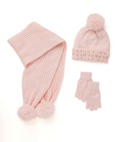 in stock Trendy Pink Winter Sets, Playful Pink Winter Sets, Girls Hat, Girl With Hat, Kids Accessories, Baby Toys, 3 Piece, Gloves, Pick Up