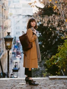 This is a leather daypack handcrafted in the heart of Colorado.Approximate measurements of daypack:16.5" tall, 9.5" wide at bottom, 12.5" wide at top, 3.25" deep«made of Kodiak leather in a rustic red color with solid brass hardware and YKK brass zippers«main compartment perfectly fits a MacBook Pro 15", with plenty of space for all of your other daily essentials, closes with a 12" YKK brass zipper«front pocket measures approximately 7.75" tall, 8.25" wide with a 6" brass YKK zipper closure, per Leather Backpack For Travel, Fall Season, Fall Standard Backpack, Fall School Leather Backpack, City Backpack, Travel Finds, Leather Dye, Macbook Pro 15, Ykk Zipper, Hip Bag