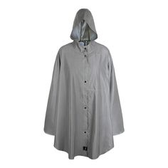 If completely hands-free weather protection is what you prefer, search no more. Our packable, water-repellent, hooded poncho has you covered. It’s ultra-reflective outer fabric keeps you safe and visible in dark, gloomy conditions, and the sleeve snap-closure allows for a tailored silhouette. Safety and style. Who knew? STYLE # 8113 Oversized Solid Waterproof Raincoat, Oversized Waterproof Raincoat, Functional Raincoat With Adjustable Hood For Rainy Season, Functional Raincoat For Rainy Season, Functional Hooded Raincoat For Camping, Oversized Nylon Raincoat For Rainy Weather, Oversized Weatherproof Raincoat For Outdoor, Oversized Waterproof Outerwear For Outdoor, Oversized Hooded Outdoor Cape