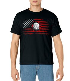 PRICES MAY VARY. Lightweight, Classic fit, Double-needle sleeve and bottom hem American Flag Tshirt, Golf T Shirts, Top Fashion Brands, Golf Outfit, Shop Top, Fashion Brands, Branded T Shirts, American Flag, Top Styles