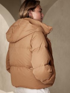 Alps Puffer Jacket | Banana Republic Aritzia Super Puff Corduroy, Oversized Puffer Outerwear For Outdoor Activities, Hooded Puffer Jacket For Fall Travel, Oversized Puffer Jacket For Fall Outdoor Activities, Oversized Fall Puffer Jacket For Outdoor Activities, Travel Puffer Down Outerwear, Travel Down Puffer Outerwear, Oversized Duck Down Puffer Jacket For Outdoor, Tan Puffer Jacket Outfit