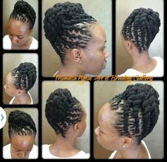 Loc Updo Styles, Loc Styles Medium Updo Women, Sisterlocks Styles Updo, Dreads Styles For Women, Loc Updo, Locs Styles, Sister Locs, Dreads Girl, Beautiful Dreadlocks