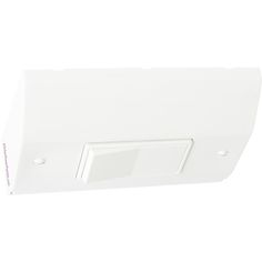 a white light switch cover on a wall