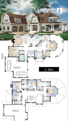 the floor plan for this house is very large and has lots of room to put in it