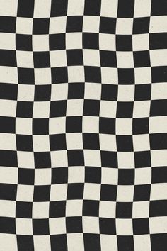 a black and white checkered pattern is shown