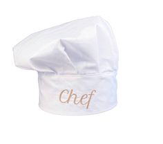 FREE SHIPPING TO USA FOR ALL ORDERS OVER 35$! We use FEDEX PRIORITY shipping service to the United States to guarantee the fastest delivery in 3-4 days. Color: WHITE with GOLD CHEF EMBROIDERY Perfect hat for the chefs! Great gift for professional and home cooks! - Thanks to the adjustable velcro closure, one size fits all. - The hat is made from 100% cotton - Washable and resuable - Hats are available in many different colors - Logo is embroidered so it is safe to wash it' Made in EU (Czech repu Elegant Veils, Wooden Signs With Sayings, Chef Logo, Magic Gift, Chef Hat, Embroidery Cotton, Chefs Hat, Cotton Hat, Head Shapes