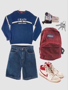 90s Cool Girl Aesthetic, 90s Cool Girl, Summer Outfits 80s, Cool Outfits Summer, 80s Slasher Summer Aesthetic Outfits, Cool Girl Aesthetic Outfits, Vintage Denim Shorts For Streetwear, 80s Slasher Summer Aesthetic, 90s Inspired Summer Streetwear Shorts