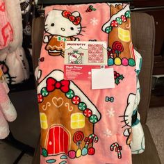 Hello Kitty Viral Christmas Blanket 50 In 70 Final Sale No Refunds Please Ask Questions Prior To Purchase No Discount On This Item Hello Kitty Blanket Christmas, Hello Kitty Christmas Blanket, Hello Kitty Blankets, Hello Kitty Blanket, Hello Kitty Gifts, Christmas Door Decorating Contest, Cute Text Quotes, Door Decorating Contest, Hello Kitty Christmas