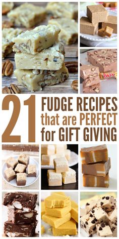 twelve fudge recipes that are perfect for gift giving