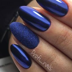 Blue Acrylic Nails, Blue Nail, Fabulous Nails, Nail Polishes, Gorgeous Nails