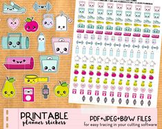 the printable planner stickers are available for purchase