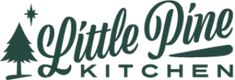 the logo for little pine kitchen