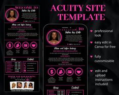 Lash Booking Template, Booking Sites Design, Lash Acuity Site, Hair Websites Design, Hair Business Templates, Hair Stylist Policies, Content For Lash Techs, Lash Extension Website Design, Nail Website Ideas