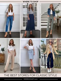 The Best Stores for Classic Style - Merrick's Art Classic Style Personality, Classic Winter Outfits, Merricks Art, Spring Summer Capsule Wardrobe, Peter 3, Color Combos Outfit, Grandma Fashion, Modern Womens Fashion, Classic Style Outfits