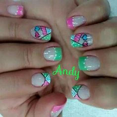 July Nails, Nail Envy, Christmas Gif, Fashion Nails, Hair And Nails, Nail Art Designs