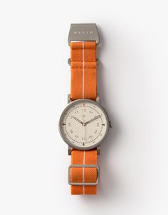 Fun Watches, Marble Watch, Casual Office Attire, Orange Watches, Menswear Accessories, 일본 패션, Green Watch, Field Watches