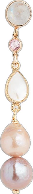 Elegant Oval Clip-on Jewelry, Gold Pendant Earrings With Pearl Charm, Elegant Oval Jewelry With Pearl Charm, Oval Baroque Pearl Drop Jewelry, White Elegant Pearl Earrings, Elegant White Gemstone Pearl Earrings, Elegant Earrings With Pearl Pendant, Pear-shaped Gold Pearl Earrings With Gemstones, Baroque White Pearl Charm Jewelry