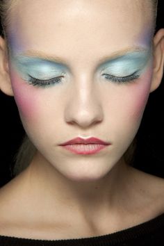 too much fun! Ginta Lapina, Pastel Eyeshadow, Pastel Trends, Pastel Makeup, Fresh Makeup, Matte Makeup, Bold Makeup, Creative Eye Makeup, Kiss Makeup