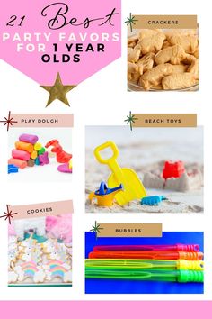 Throwing a birthday bash to celebrate baby's first year? Here are the best ideas for party favors for 1 year olds that they will love. What goes in a goody bag for a one year old party? personalized party favors for one year olds. One year old party favors, party bag ideas for 1 year olds First Birthday Goodie Bags Favors, First Birthday Party Bags Ideas, Goodie Bags For First Birthday Party, 1st Birthday Party Goodie Bag Ideas, One Year Old Birthday Favors, Favors For First Birthday Party, Two Year Old Party Favors