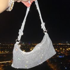 Fully iced out Handbag, made for unforgettable nights, cute Dates or a Shopping spree. No matter what occasion, upgrade every outfit with this Icy statement bag. Chic Clutch Bag For Party Season, Chic Clutch For Party Season, Trendy Handheld Shoulder Bag For Party, Glamorous Everyday Shoulder Bag, Trendy Party Clutch Bag, Glamorous Clutch Bags For Party Season, Glamorous Shoulder Bag For Parties, Glamorous Everyday Use Shoulder Bag, Trendy Handheld Party Bags