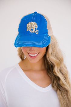 Cheer on your favorite football star in this cute hat! This hat is perfect for the beach, gym, a hike, or just to cover up a bad hair day. We won't judge. Adjustable Gold Snapback Baseball Cap, Gold Adjustable Snapback Baseball Cap, Gold Baseball Cap For Summer, Summer Gold Trucker Hat, Gold One Size Snapback Baseball Cap, Gold One Size Fits Most Baseball Cap, Gold Snapback Hat One Size, Adjustable Gold Trucker Hat For Summer, Gold Adjustable Trucker Hat For Summer