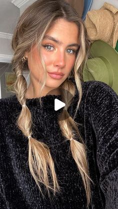 48K views · 3.7K likes | Jamie Mansfield on Instagram: "The easiest way to get fishtail braids! 🖤🤍" Fishtail Braids, Fish Tail Braid, On Instagram, Instagram, Plaits