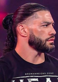 Mixed Men With Long Hair, Reign Hairstyles, Man Bun Undercut, Wwe Men, Roman Reigns Shirtless, Roman Reigns Wwe Champion, Joe Anoaʻi, Wwe Superstar Roman Reigns, Wwe Roman Reigns